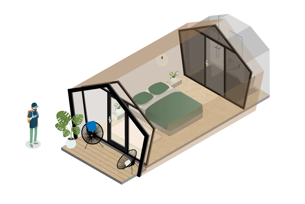 LIFFIN accommodatie The Diamond Lodge